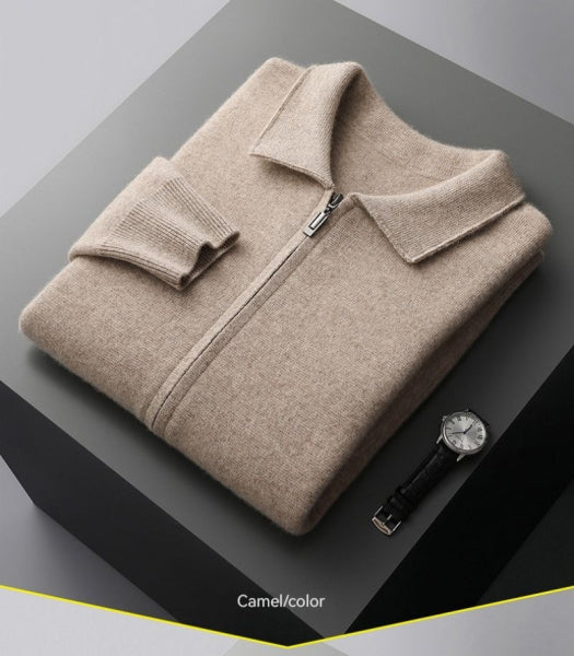 Polo Collar Wool