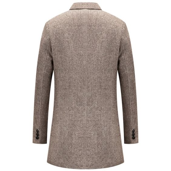 Woolen Lapel Coat