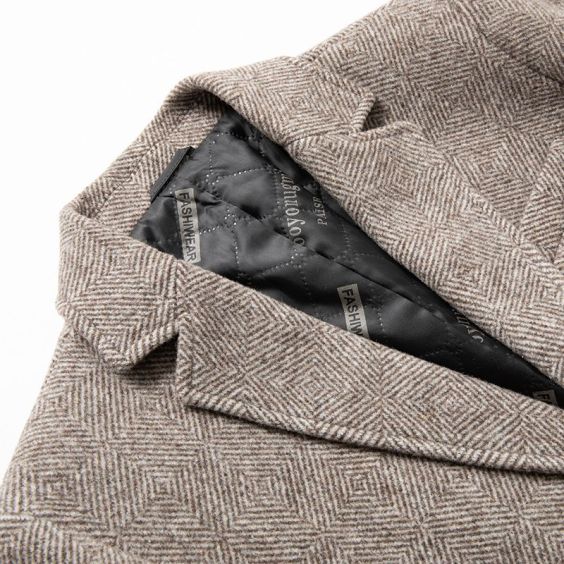 Woolen Lapel Coat