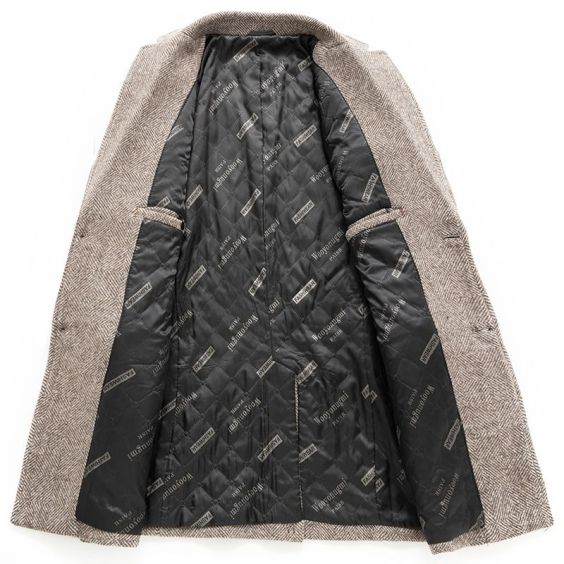 Woolen Lapel Coat