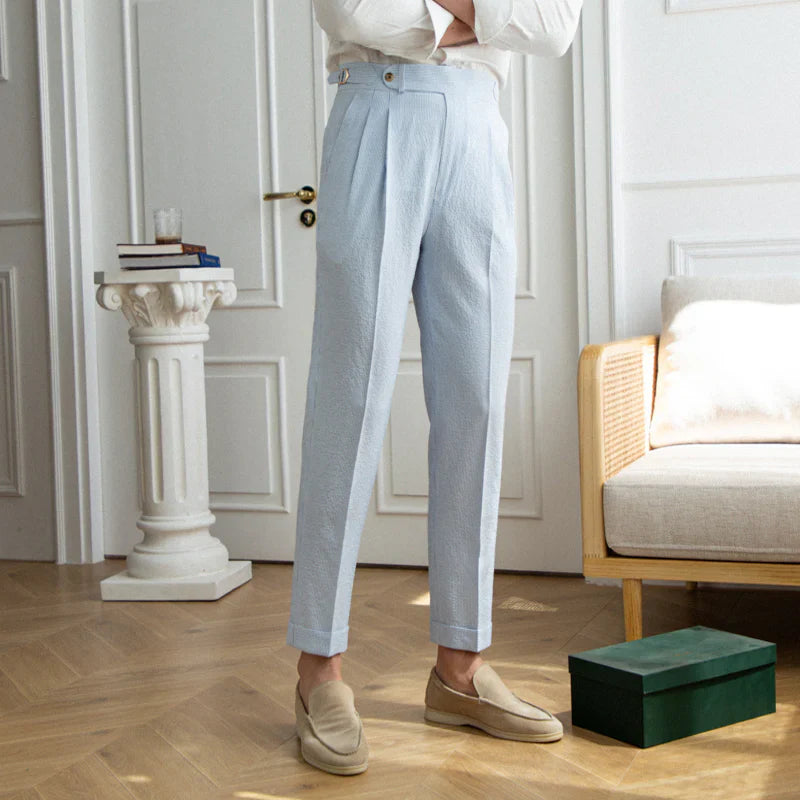 Riviera Seersucker Trousers