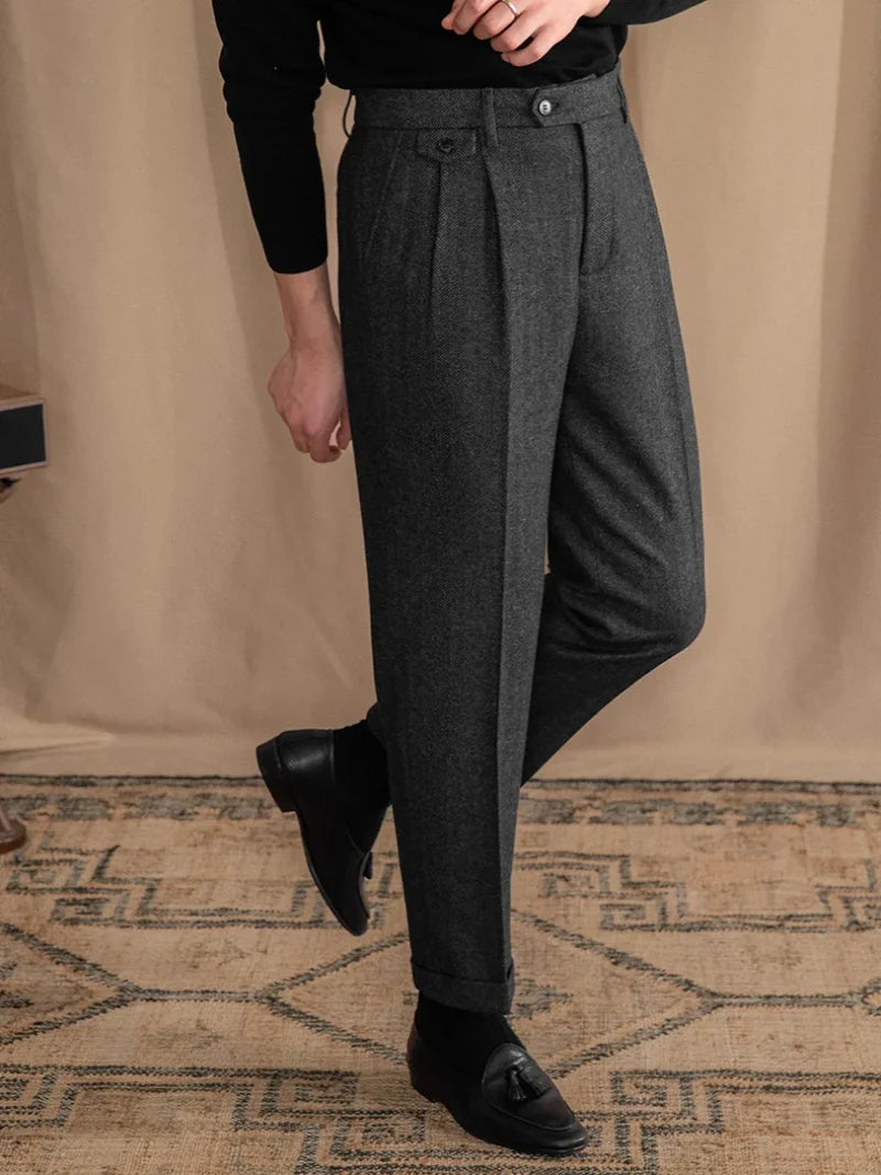 Baldini Wool Trousers