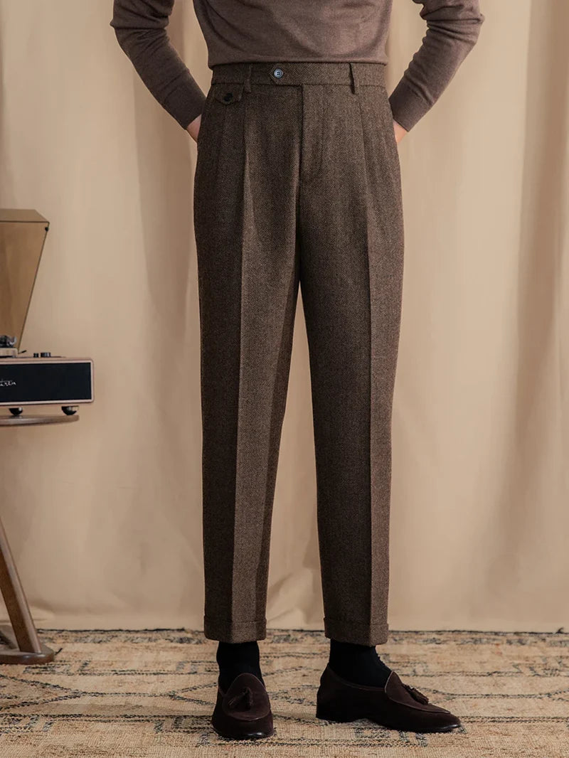 Baldini Wool Trousers