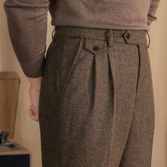 Baldini Wool Trousers