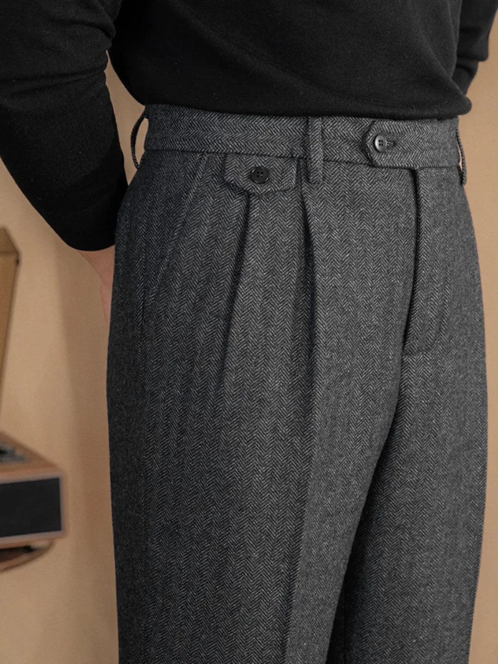 Baldini Wool Trousers