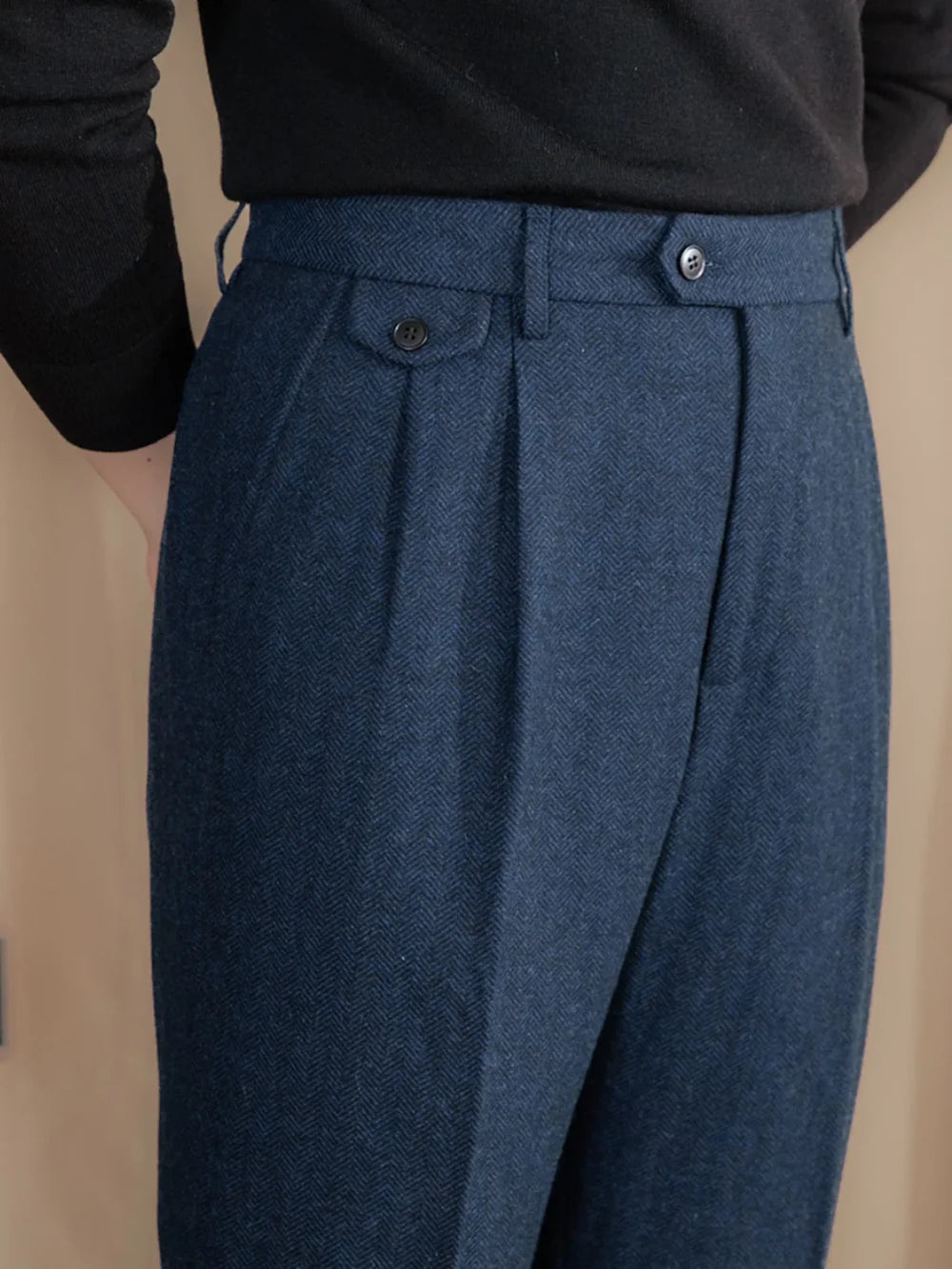 Baldini Wool Trousers